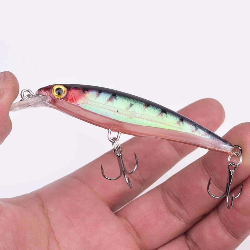 8pcs Fishing Hard Bait Set Swimbait for Bass Pike Minnow Fishing Lures