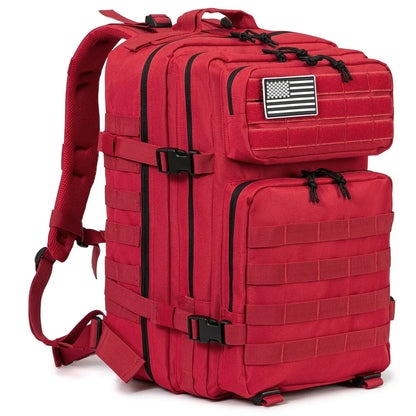 45L Tactical Fishing Backpack Large 3 Day Outdoor Rucksack Hiking Camping Hunting Gear Bag Travel Pack for Outdoor Sport