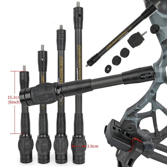 Archery  Compound Bow Stabilizer Carbon Balance Bar Silencer Dampener Target