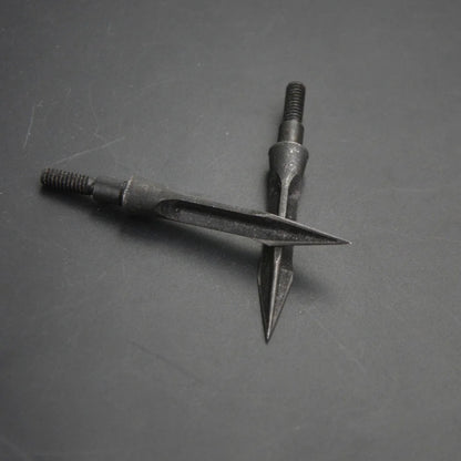 Hunting Arrowhead General Thread Arrow Tips High Carbon Steel Arrowheads for Archery Shooting Hunting Target Broadheads,12pcs