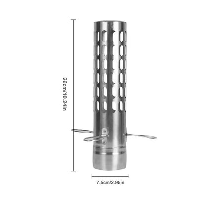 Camping Tent Stove Chimney Parts Portable Firewood Stove Accessories Chimney Tube Stainless Steel Spark Arrestor Cap Pipe