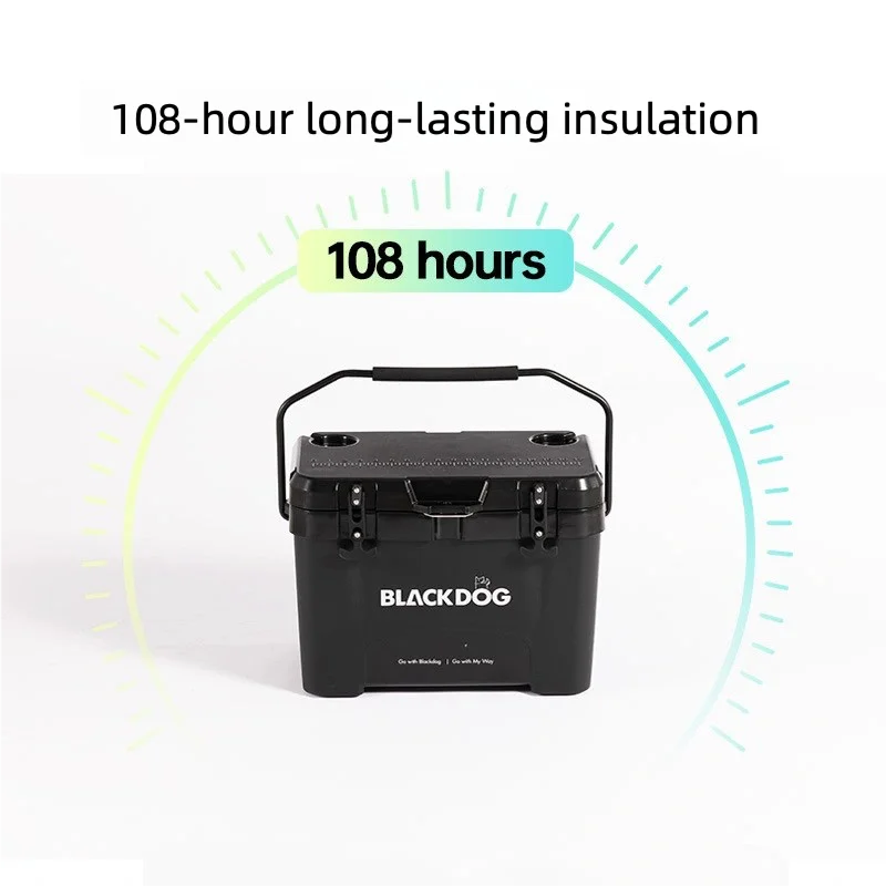 Blackdog Outdoor 26L Large Space Camping Insulated Box Refrigerator Portable Outdoor Camping Ice Block Insulated Car Ice Bucket