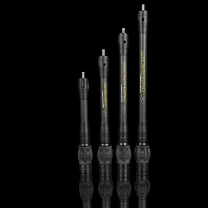 Archery Bow Stabilizer 3k Carbon Fibre Shock Absorber Damp Balance Rod 6/8/10/12/15 Inch for Bow Hunting Shooting Sports