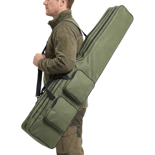 Fish Tackle Rod Holdall Bag Waterproof Oxford Fishing Reel Tackle Storage Bag Case Large Capacity for Men Travel Gift