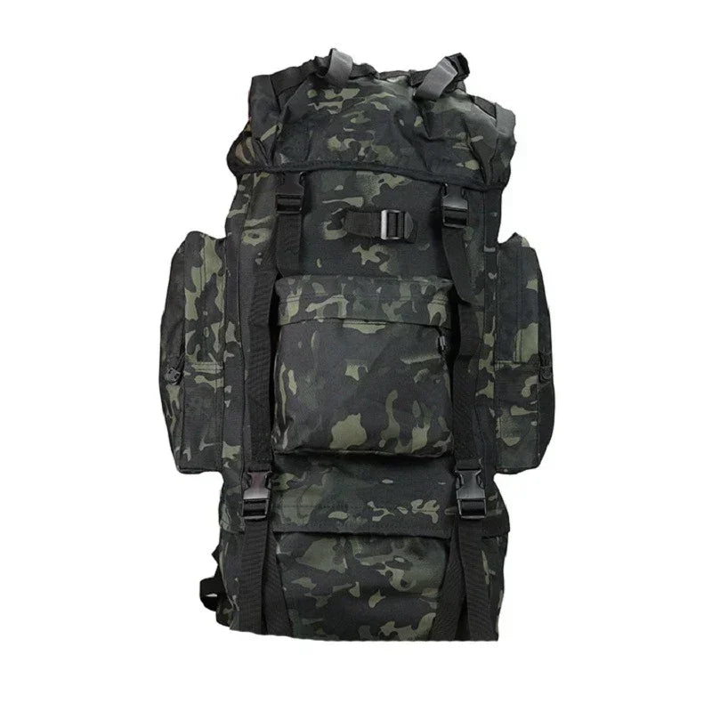 70L Metal Steel Frame Bag Men's New Hunting Backpack Waterproof Nylon Backpacks Hunting Bags