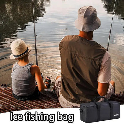 Fishing Pole Bag Large Storage Water-resistant Rod Case Pole Storage Bags Waterproof Fishing Storage Bag Tackle Shoulder Bag For