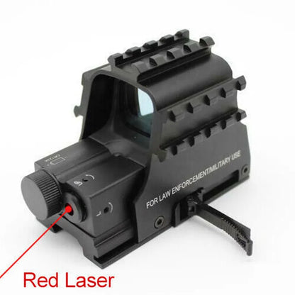 HD553 Reflex Sight With Red Laser And Quick Detach Mount Includes Battery