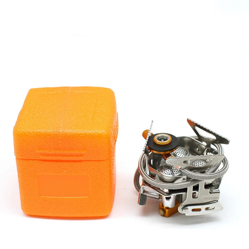 5800W Mini Gas Stove Outdoor Folding Tourist Burner Portable Furnace Picnic Cooking Camping Supplies