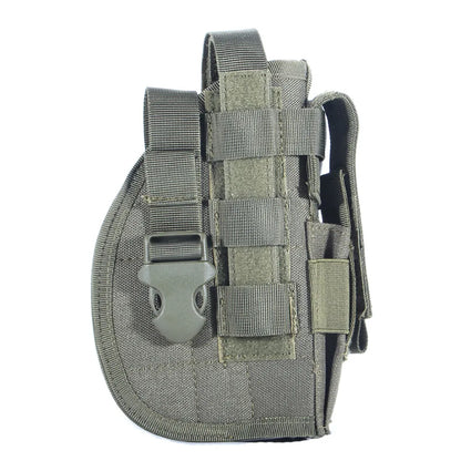 Universal Tactical Nylon Gun Holster Molle Modular Pistol Holster Hunting Universal Gun Holster Right Hand Waist Belt Holster