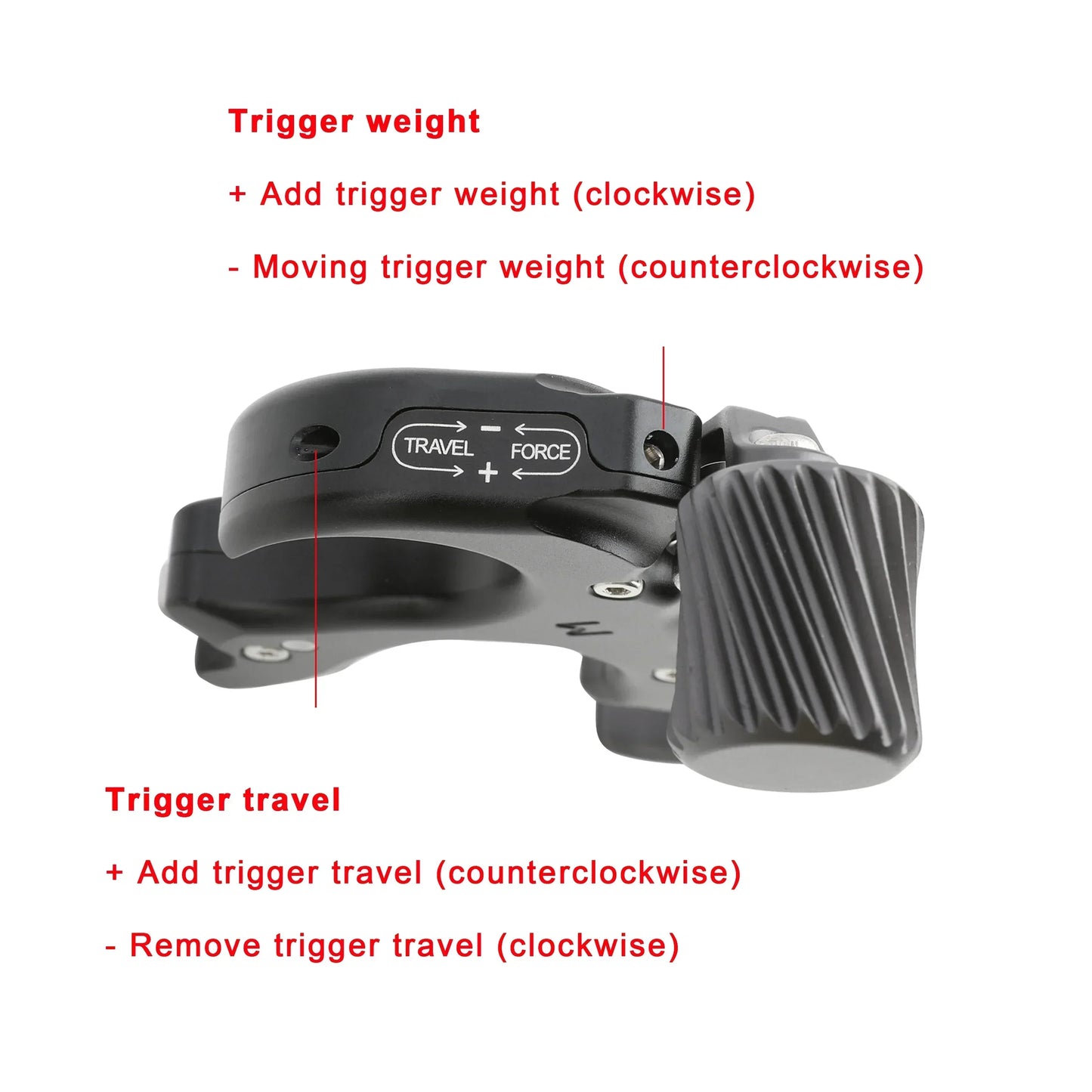 Compound Bow Release Archery 3 Finger Release Thumb Adjustable Left and Right Hand Caliper Trigger Grip Bow Hunting Shooting