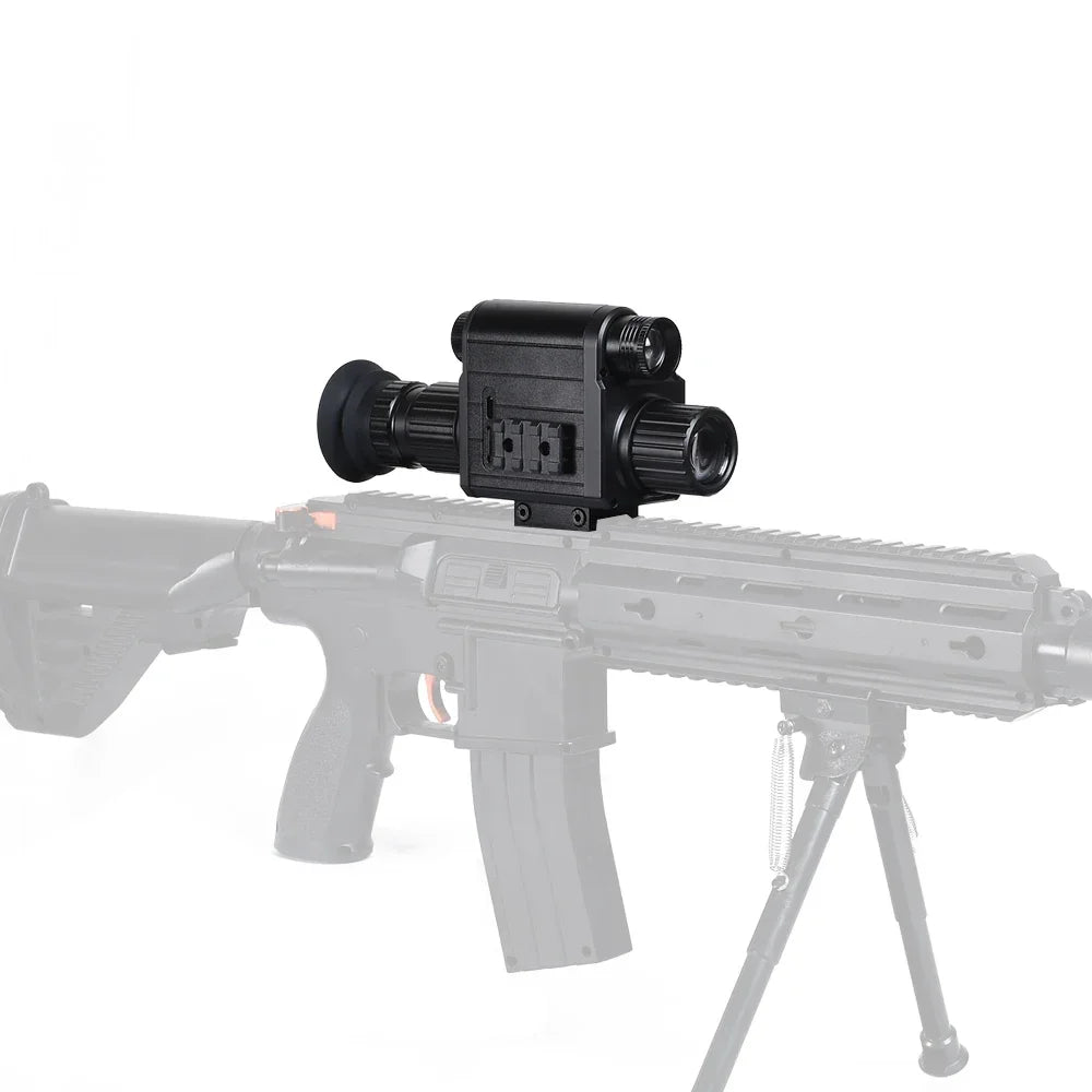 Ultimate Night Vision Riflescope Monocular All in One 1080P Video Photo Record IR 850nm Digital Camera for Hunting Megaorei M5