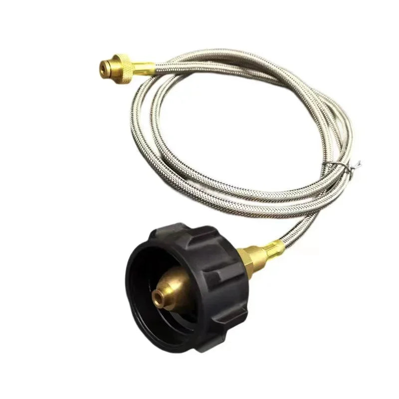 LPG Tank Adapter Outdoor Stove Burner Connector Practical Gas Furnace Conversion Head Zinc Alloy Camping Stove Accessories