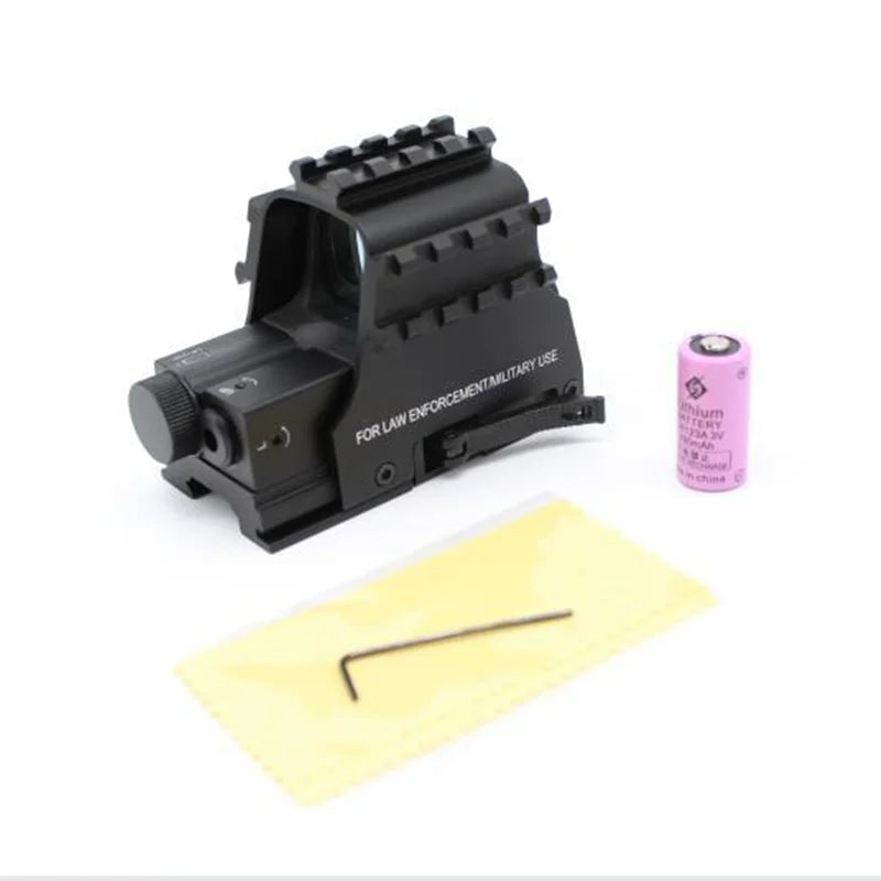 HD553 Reflex Sight With Red Laser And Quick Detach Mount Includes Battery