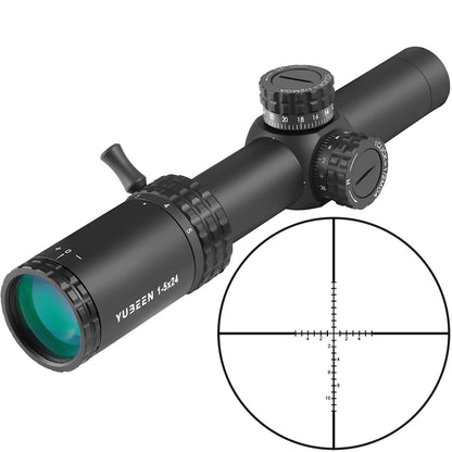 1-5x24 SFP LPVO Hunting Scope Tactical Optics Scope Hunting Sight Number Reticle Hunting