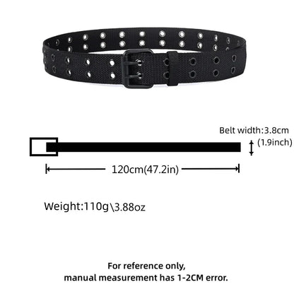 New Men Breathable Nylon Fabric Belt outdoor sport Belt Pin Buckle Trousers Jeans Belt