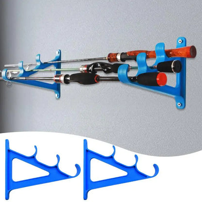Wall-Mounted Fishing Rod Storage Holder Fishing Rod Display Rack Fishing Poles Display Support Bracket for fishing accessories