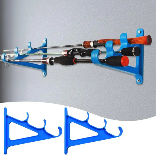 Wall-Mounted Fishing Rod Storage Holder Fishing Rod Display Rack Fishing Poles Display Support Bracket for fishing accessories