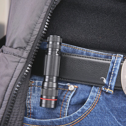 Portable USB Rechargeable LED Flashlight Waterproof Mini Super Bright Light for Outdoor Hunting Hiking Fishing Flash Light