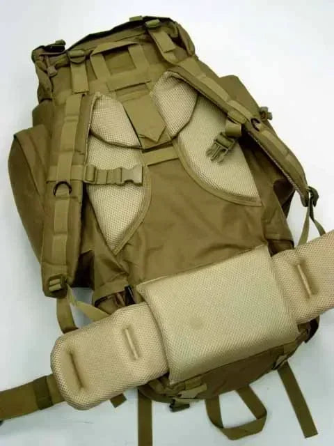 70L Metal Steel Frame Bag Men's New Hunting Backpack Waterproof Nylon Backpacks Hunting Bags