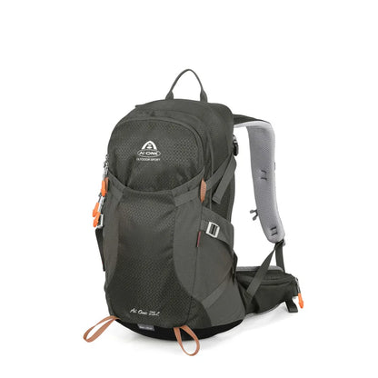 Classic Design Outdoor Backpack 25L Water Resistant Nylon External Frame Backpacking Camping Travelling Hiking Backpack
