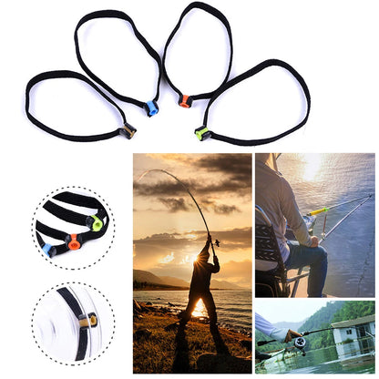 6pcs Fly Fishing Tippet Ring Nylon Fishing Tippet Spool Ring Elastic Leading Rope Replacement Tackle Tool Fishing Accessories