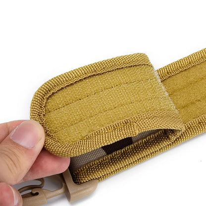 Activity Nylon Oxford Cloth Tactical Belt, Men's Wide Waist Belt for Hiking Work, Outdoor Camouflage Mountaineering Gear