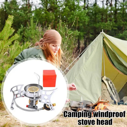 Compact Camping Stove Foldable Stove Ultra Light Windproof Stove Lightweight Camping Burner Cooking Stove For Outdoor