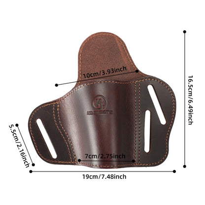 Hunting Genuine Leather Holster OWB Real Leather Belt Holster 1911 Holster OWB, Leather Concealed Holster