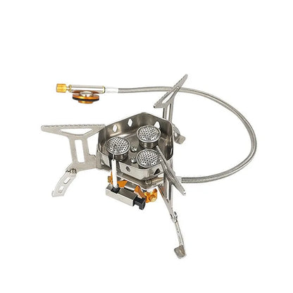 5800W Mini Gas Stove Outdoor Folding Tourist Burner Portable Furnace Picnic Cooking Camping Supplies