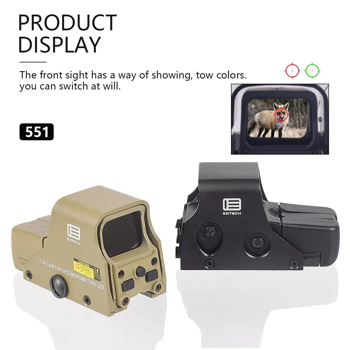Tactical 551 552 553 558 Red Dot Holographic Sight Eotech G33 G43 G45 Scope 3X Magnifier Hunting Scope Hydra Riser Airsoft Scope
