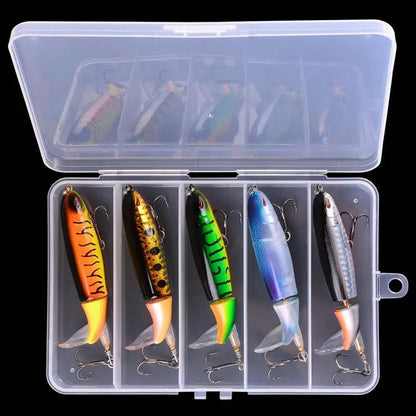 Top Water Pencil Wobblers Popper Lure Carp Fishing Lure Isca Artificial Hard Bait Pesca