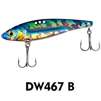 Laser vibration tease VIB Luya bait, freshwater sea fishing simulation bait, tapered profile, high reflection, fine workmanship bait body
