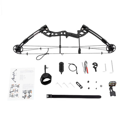 Compound Bow Arrow Set Right Hand Archery Compound Bows Draw Weight 30-55lbs,Adjustable for Adults and Beginners 310fps