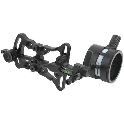 Archery Aviation Aluminum Bow Sight 2 Pin 0.019" Micro Adjustable Archery Shooting Target Hunting for Compound Bows Accessory
