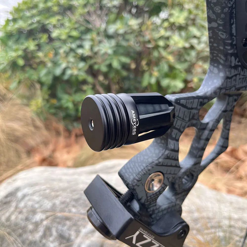 Bow Stabilizer Damper Silencer Compound Bow Riser Shock Absorber Archery Hunting Target Practice Shooting Aluminum Alloy