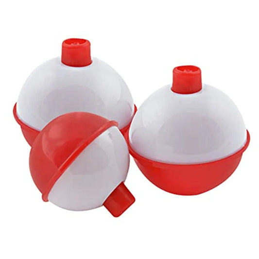 Red White Push Button Floats for South Bend Fishing Accessories in Tackle Box