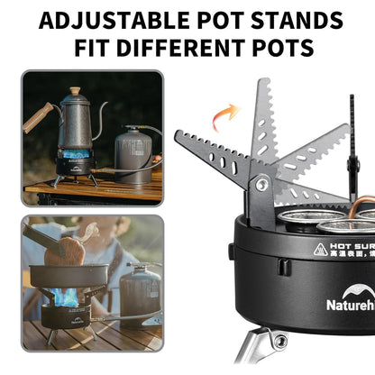 Naturehike Camping IGT Stove Outdoor Foldable Gas Stove Butane Fuel Stove Tourist Gas Burner Picnic Stove Cookware