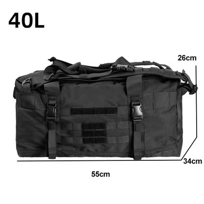 106L 40L Luggage Duffel Bag Camping Backpack Tactical Large Bag Men's Hiking  Mountaineering Trip Utility Gym Weekend Travel Bag
