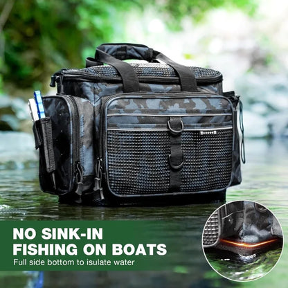 Ghosthorn Fishing Tackle Box Waterproof 3600 and 3700 Tackle Trays with Removable Dividers for Lures Storage Plastic Tackle Box