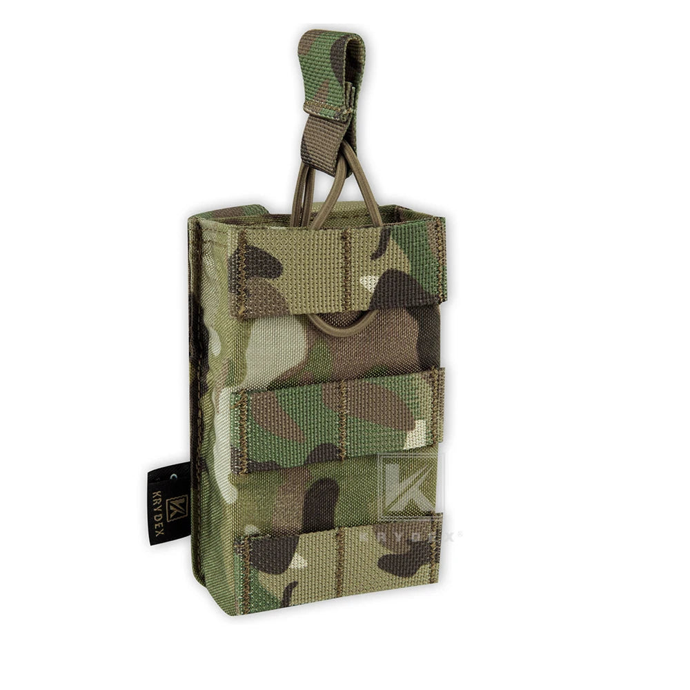 KRYDEX Tactical Magazine Pouch Single/Double/Triple Open-Top MOLLE Strap Holder Mag Pouch for 5.56mm M4 M16 Hunting Accessories