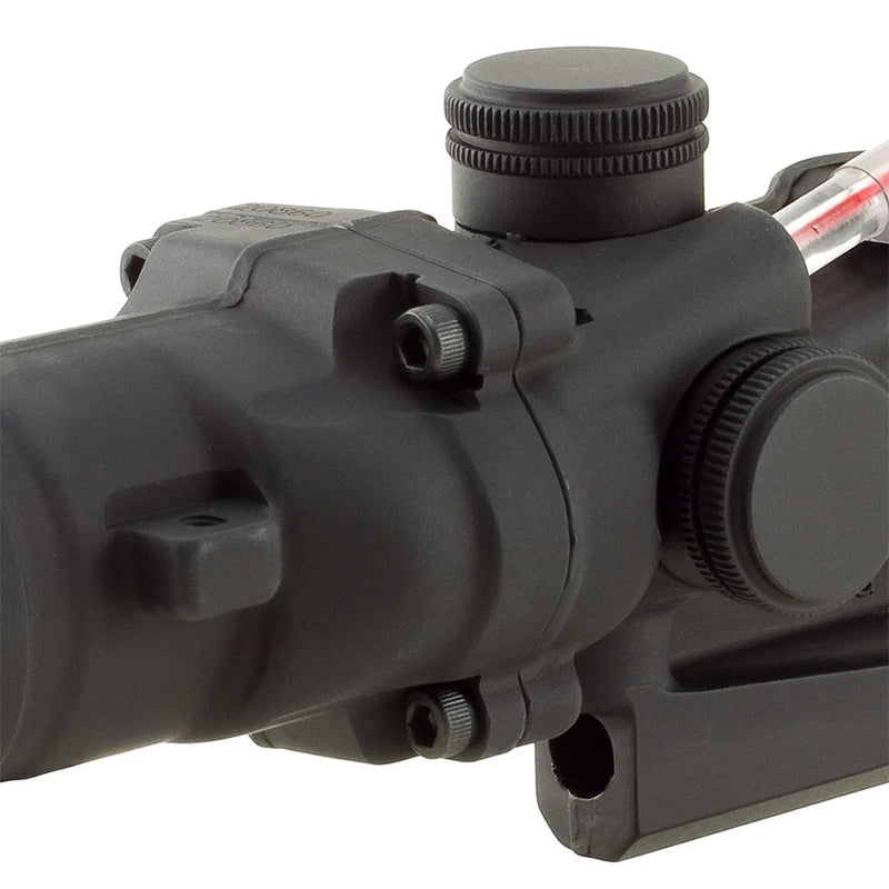 TA11F HuntingScope 4x32mm for Hunting Real Fiber Optics Red Dot Illuminated Etched Reticle Tactical Optical Sight