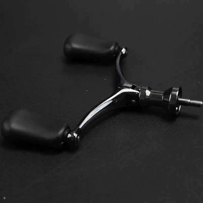 Fishing Reel Crank Rock Arm Reel Double Knob Grip Screw-in Spinnings Reel Rocker Fishing Reel Handle Grip Fishing Reel Accessory