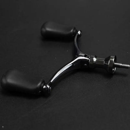 Fishing Reel Crank Rock Arm Reel Double Knob Grip Screw-in Spinnings Reel Rocker Fishing Reel Handle Grip Fishing Reel Accessory