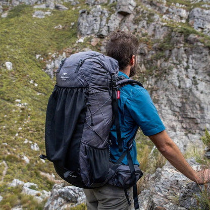 Naturehike Rock Series Outdoor Bags 60L Travel Backpacks Large Capacity 60+5L Hiking Packs Aluminum Frame Hiking Bag